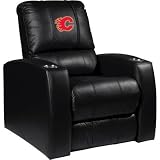 Home Theater Recliner with NHL Calgary Flames Panel