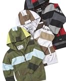 Quiksilver Boys Harbinger Stripe Fleece Hoodie