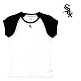 Chicago White Sox Girls Mini Star Cap Sleeve T-shirt by Antigua