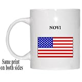 US Flag - Novi, Michigan (MI) Mug