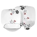 Corelle Square 16-pc. Dinnerware Set - Mandarin Flower