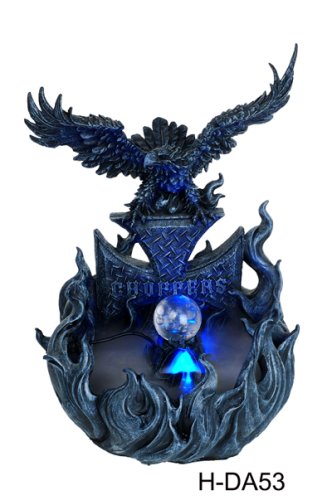 Eagle  Iron Cross Mist Maker-led Color Changing 