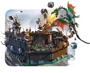 LEGO Vikings 7019: Viking Fortress against the Fafnir Dragon