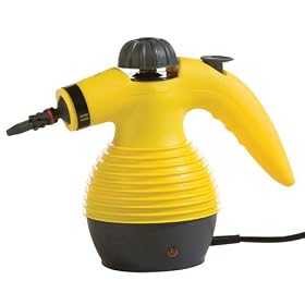 NEW TRUESHOPPING 'LITTLE TROJAN' MULTI PURPOSE HAND HELD STEAM CLEANER 1050W WITH ACCESSORIES