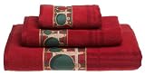 Lenox Ornament Bath Towel, Red