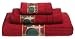 Lenox Ornament Bath Towel, Red