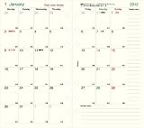 DR28Date your dream 2012年日付入マンスリースケジュール聖書サイズシステム手帳リフィル