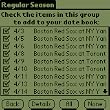 Boston Red Sox 2005 Schedule downloadable Software
