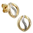 Bella Donna Damen-Ohrstecker 585 Gelbgold 634213