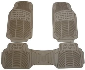 CAR VAN SUV TRUCK RUBBER FLOOR MATS FOR 2-ROWS ALL WEATHER