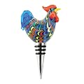 True Fabrications Glass Rooster Bottle Stopper by Truefabrications