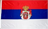 Serbia National Country Flag - 3 foot by 5 foot Polyester (New)