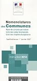 Nomenclatures des Communes : Instruction M14