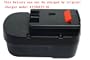14.4v,2000mAh, Ni-Cd, REPLACEMENT Battery for BLACK & DECKER XTC143BK, R143F2, CP14K, CP14KB, KC2002F, KC2002FK, RD1440K, RD1441K , BLACK & DECKER BD, CD, HP, SX Series, Compatible Part Numbers: 499936-34, 499936-35, A14, A144EX, A14F, HPB14