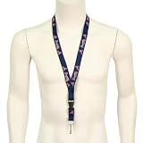Atlanta Braves Removable Key Chain / Lanyard Combo Set