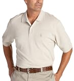 IZOD Men's Short Sleeved Crested Pique Polo