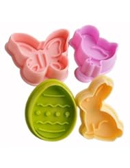 Kitchen: Easter Plunger and Cutter Set of 4 Pcs