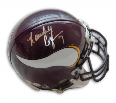 Randall Cunningham Autographed/Hand Signed Minnesota Vikings Mini Helmet