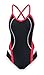 ReliBeauty Women's Adjustable Strap Cross Back One Piece Swimsuits (Medium(US6-8), Black)