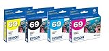 Genuine Epson Inkjet Cart 69 (Black / Color) CX5000 CX6000 (EPST069120/Inkj Cart 69 Black CX5000 CX6000 (EPST069120)Inkj Cart 69 Black CX5000 CX6000 (EPST069120Inkj Cart 69 Black CX5000 CX6000 (EPST069120/T069220/T069320/T069420)