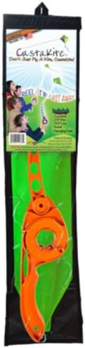 Castakite Flying Orange Kite Outdoor Toy