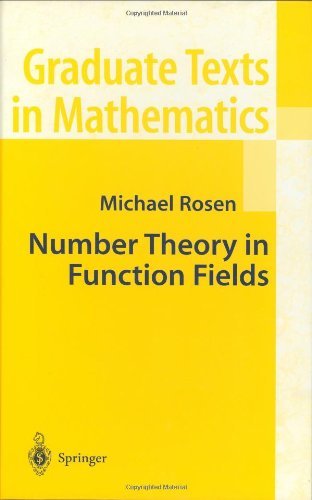 Number Theory in Function Fields (Graduate Texts in Mathematics)