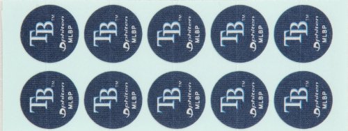 Phiten MLB Authentic Titanium Discs, Tampa Bay Rays, 30 Discs
