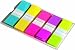 Post-it Flags, 1/2-Inch, Assorted Colors, 100 Flags per Dispenser (683-5CB)