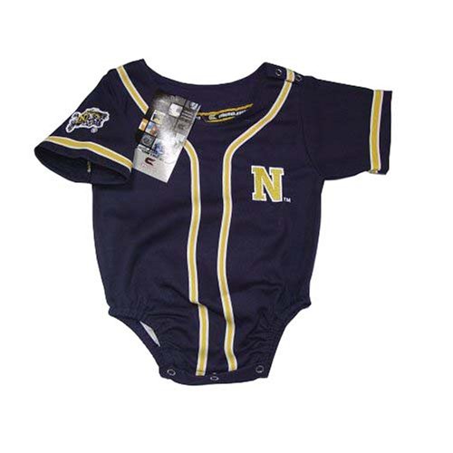 Buy Naval Academy Midshipmen- United States NCAA Baseball Infant baby Onesie Jersey 0-12 months by Colosseum