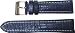 NEW BREITLING 20/18 BLUE CROCODILE PATTERN STRAP