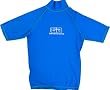 Adult XXL Blue Rash vest / UV Sun Guard. External Stitching For Superior Comfort. Use with or without a wetsuit.