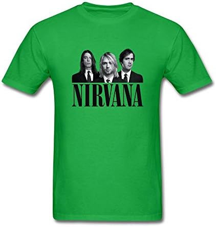 Daving Customized Nirvana Rock Band T-Shirt for Men Short Sleeve