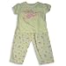 B.T. Kids - Toddler Girls 2-Piece Short Sleeved Pajama Set, Yellow