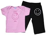 HAPPY BABY lap tee and HAPPY PANTS set (also in blue for boys) - Unique clothes for baby!