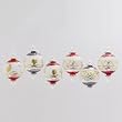 Club Pack of 12 Lxor Hand-Ribbed Etched Glass Ball Ornaments (3 Assorted) 3.25"