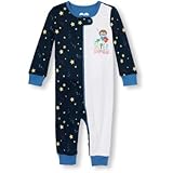 THE CHILDREN'S PLACE(ザ・チルドレンズプレイス) スター スプリット プリント ストレチェ タイダル ロンパース長袖 0～3ヶ月【並行輸入】