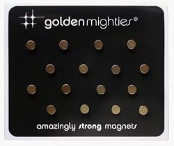 Golden Mighties Magnets - 16 Pack by Three By Three Seattle