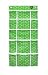 Over the Door Hanging Organizer with Pockets (Green Dot) (36"H x 19"W x 1"D)