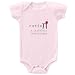 26 Degrees Forward Pink Organic Cotton Cutie Pi Onesie, 6 Months