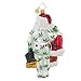 Christopher Radko Ready to Wear Santa Glass Christmas Ornament - 5.75