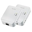 ZyXEL PLA401v3  HomePlug AV 200 Mbps Powerline Wall-plug Adapter (Starter Kit - 2 units)