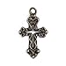 50Pcs Antique Brass Different Design Cross Charms For DIY Jewelry Making