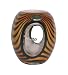 Dreamlight 20202 - Windlicht Colosseo Media Amber-Stripes