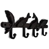 Antique Reproduction Cast Iron Fish Bones Wall Hook Peg