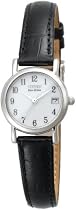 Citizen Women's Eco-Drive Leather Watch #EW1270-06A