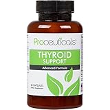 Thyroid Support Supplement. Gluten Free. Natural Vitamins, Minerals, Herbs, Amino Acids. 60-Capsules.