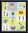 Art Poster Metal Framed Print - Garden/herb II - Artist: Lorraine Cook- Poster Size: 10 X 8