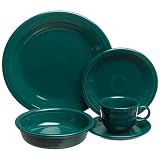 Fiesta 20-Piece 855 Service for 4 Dinnerware Set, Evergreen by Fiesta