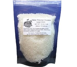 1lb Cricket Water Polymer Crystals Large 2-4mm Sized Crystals