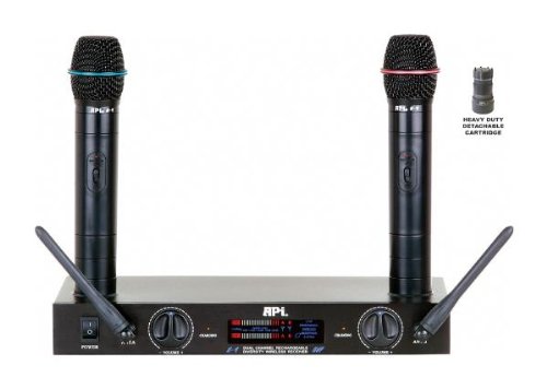 API U9 UHF Rechargeable Dual Diversity Microphone System On Sale
